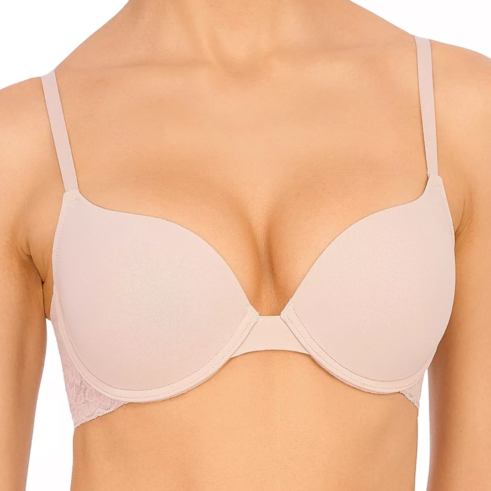 Natori Sheer Glamour Push Up Underwire Bra